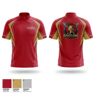 Quarter Zip Jacket, Mid TN Spartans, Baseball, Teamtime, Team time, sublimation, custom sports apparel, team uniforms, spirit wear, spiritwear, sports uniforms, custom shirts, team store, custom team store, fundraiser sports, apparel fundraiser