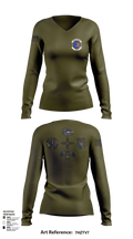 49 LRS 45373346 Women's Long Sleeve V-neck Shirt - 103