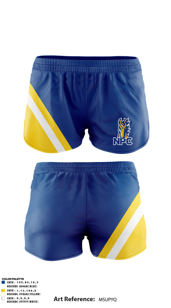 Track Shorts, Northpointe Christian Girls Soccer, Women's Soccer, Teamtime, Team time, sublimation, custom sports apparel, team uniforms, spirit wear, spiritwear, sports uniforms, custom shirts, team store, custom team store, fundraiser sports, apparel fundraiser