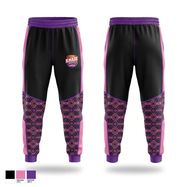 Sweatpants, B Maze Family Elite, Women's Basketball, Teamtime, Team time, sublimation, custom sports apparel, team uniforms, spirit wear, spiritwear, sports uniforms, custom shirts, team store, custom team store, fundraiser sports, apparel fundraiser