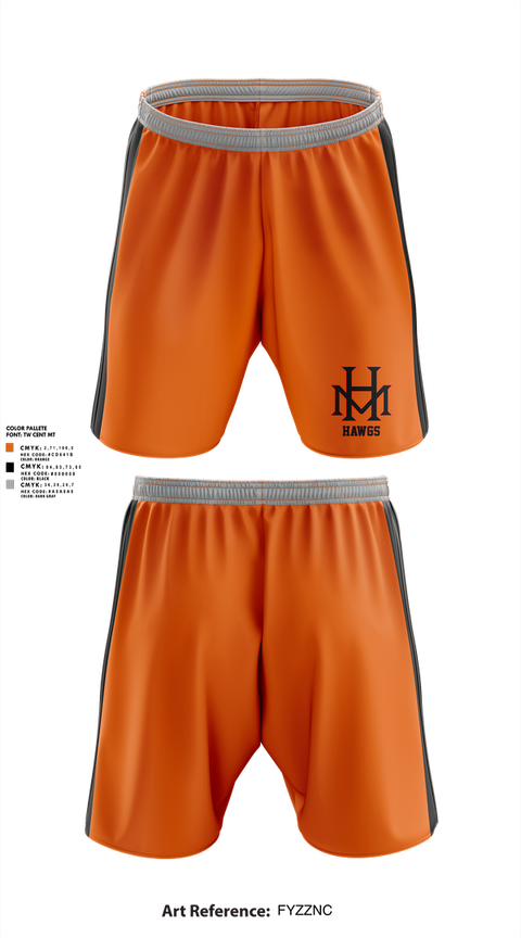 Athletic Shorts With Pockets, HAWGS, Baseball, Teamtime, Team time, sublimation, custom sports apparel, team uniforms, spirit wear, spiritwear, sports uniforms, custom shirts, team store, custom team store, fundraiser sports, apparel fundraiser