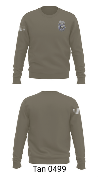 Crew Neck Sweatshirt, Des Arc Police Department, Police, Teamtime, Team time, sublimation, custom sports apparel, team uniforms, spirit wear, spiritwear, sports uniforms, custom shirts, team store, custom team store, fundraiser sports, apparel fundraiser