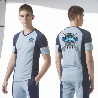 Old School Cotton Feel Shirt, Blueshed Gun Shop, , Teamtime, Team time, sublimation, custom sports apparel, team uniforms, spirit wear, spiritwear, sports uniforms, custom shirts, team store, custom team store, fundraiser sports, apparel fundraiser