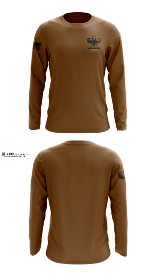 Long Sleeve Performance Shirt, 1st PSY-B(A), Army, Teamtime, Team time, sublimation, custom sports apparel, team uniforms, spirit wear, spiritwear, sports uniforms, custom shirts, team store, custom team store, fundraiser sports, apparel fundraiser