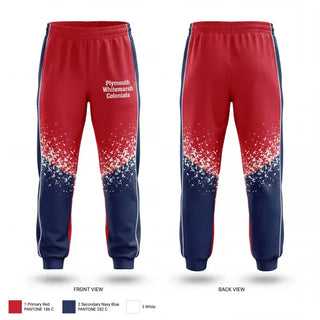 Sweatpants, Plymouth Whitemarsh colonials, Track & Field, Teamtime, Team time, sublimation, custom sports apparel, team uniforms, spirit wear, spiritwear, sports uniforms, custom shirts, team store, custom team store, fundraiser sports, apparel fundraiser