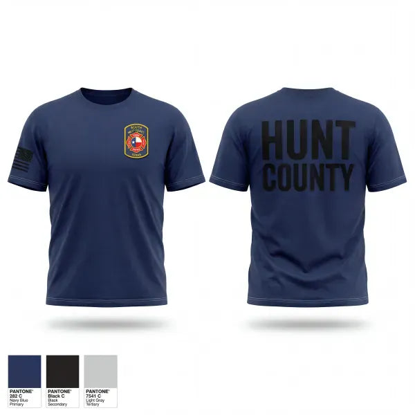 South Hunt County Fire Rescue 57434615 Old School Cotton Feel Shirt - 1