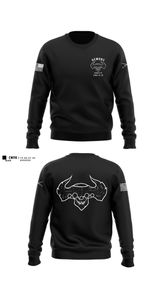 Crew Neck Sweatshirt, D-co 1-173 1st PLT, , Teamtime, Team time, sublimation, custom sports apparel, team uniforms, spirit wear, spiritwear, sports uniforms, custom shirts, team store, custom team store, fundraiser sports, apparel fundraiser