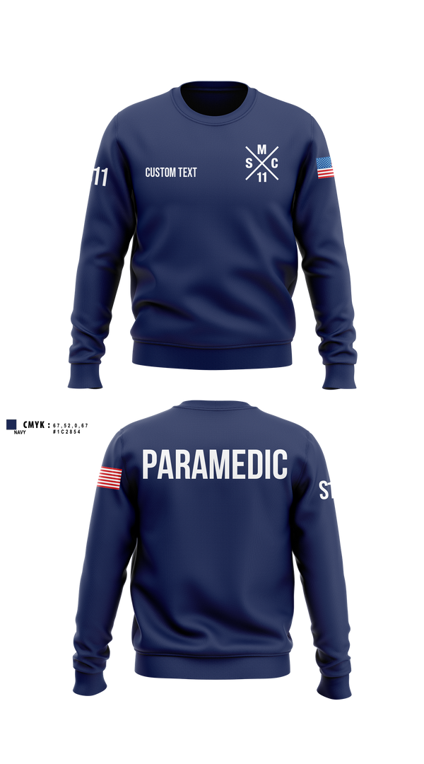 Crew Neck Sweatshirt, SM, EMS/EMT, Teamtime, Team time, sublimation, custom sports apparel, team uniforms, spirit wear, spiritwear, sports uniforms, custom shirts, team store, custom team store, fundraiser sports, apparel fundraiser