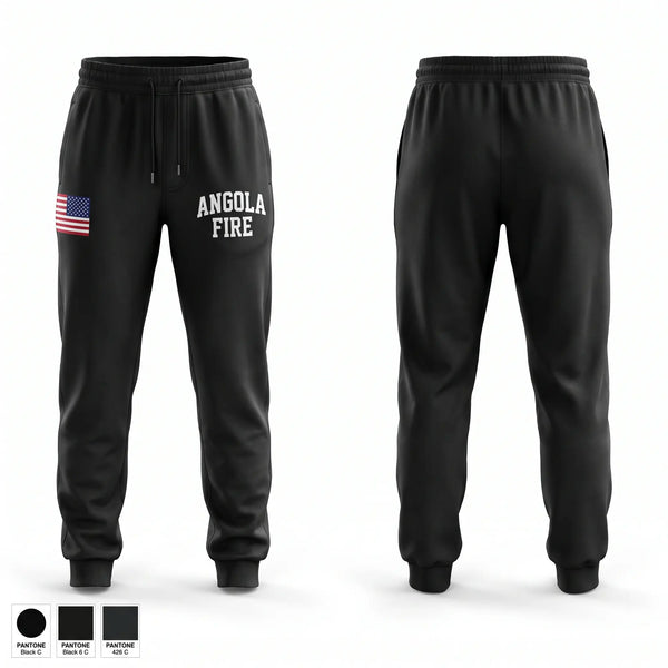Sweatpants, Angola Fire, Fire Department, Teamtime, Team time, sublimation, custom sports apparel, team uniforms, spirit wear, spiritwear, sports uniforms, custom shirts, team store, custom team store, fundraiser sports, apparel fundraiser