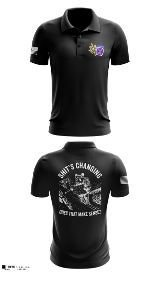 Short Sleeve Performance Polo, 10th MTN, G2 ACE, Army, Teamtime, Team time, sublimation, custom sports apparel, team uniforms, spirit wear, spiritwear, sports uniforms, custom shirts, team store, custom team store, fundraiser sports, apparel fundraiser