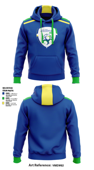 Millbrae AYSO Region 145 73555499 Hoodie - 1