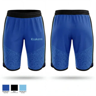 Womens Shorts, Krakens, Swimming, Teamtime, Team time, sublimation, custom sports apparel, team uniforms, spirit wear, spiritwear, sports uniforms, custom shirts, team store, custom team store, fundraiser sports, apparel fundraiser