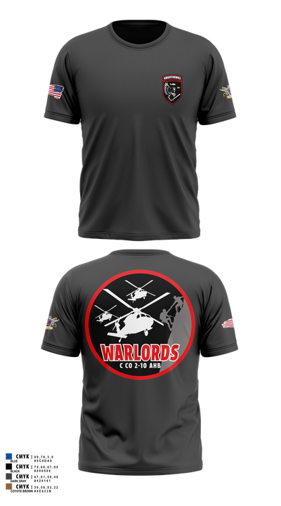 2-10 AHB Knighthawks 14380811 Short Sleeve Performance Shirt - 68