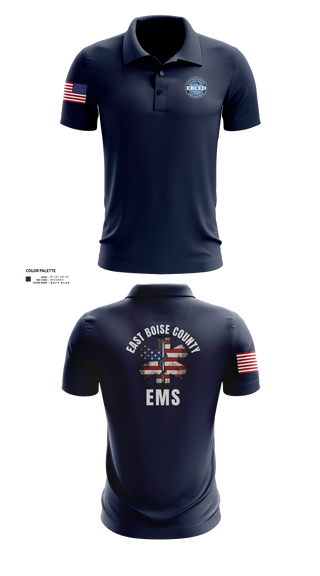 Short Sleeve Performance Polo, East Boise county EMS, EMS/EMT, Teamtime, Team time, sublimation, custom sports apparel, team uniforms, spirit wear, spiritwear, sports uniforms, custom shirts, team store, custom team store, fundraiser sports, apparel fundraiser