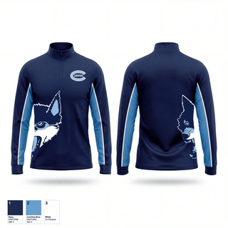 Quarter Zip Jacket, Clarksburg High School, , Teamtime, Team time, sublimation, custom sports apparel, team uniforms, spirit wear, spiritwear, sports uniforms, custom shirts, team store, custom team store, fundraiser sports, apparel fundraiser