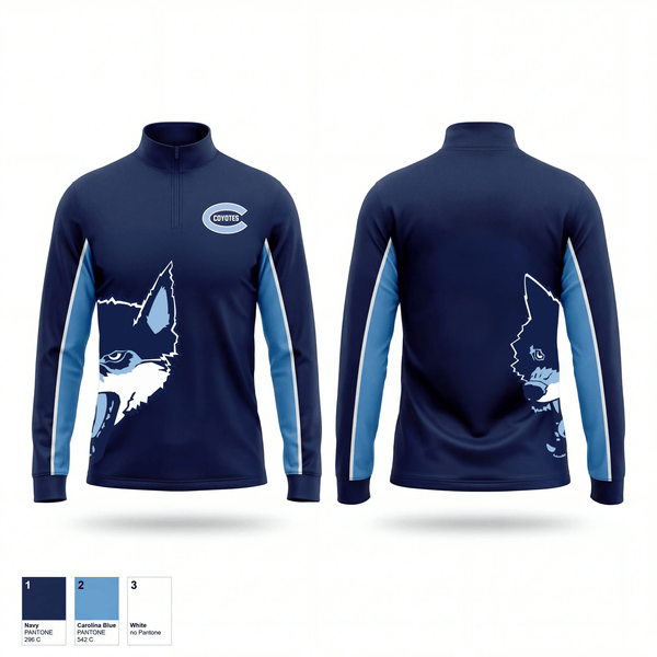 Quarter Zip Jacket, Clarksburg High School, , Teamtime, Team time, sublimation, custom sports apparel, team uniforms, spirit wear, spiritwear, sports uniforms, custom shirts, team store, custom team store, fundraiser sports, apparel fundraiser