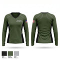 City of Cayce Police Department Women's Long Sleeve V-neck Shirt - 1