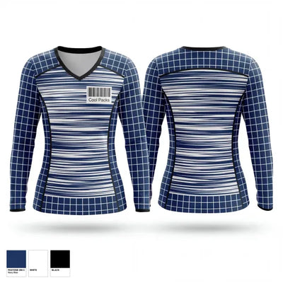 Team Maryland 84723451 Women's Long Sleeve V-neck Shirt - 1