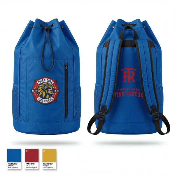 Gear Bag, Tuscaloosa Fire Rescue, Fire Department, Teamtime, Team time, sublimation, custom sports apparel, team uniforms, spirit wear, spiritwear, sports uniforms, custom shirts, team store, custom team store, fundraiser sports, apparel fundraiser