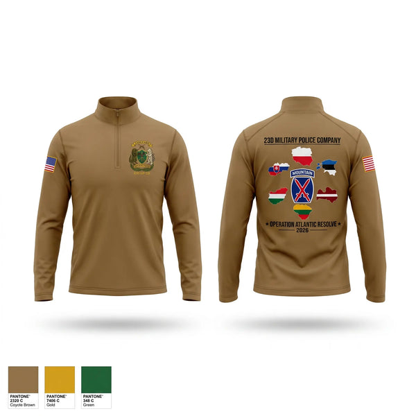 Windbreaker, 23D Military Police Company Deployment 2026, Army, Teamtime, Team time, sublimation, custom sports apparel, team uniforms, spirit wear, spiritwear, sports uniforms, custom shirts, team store, custom team store, fundraiser sports, apparel fundraiser