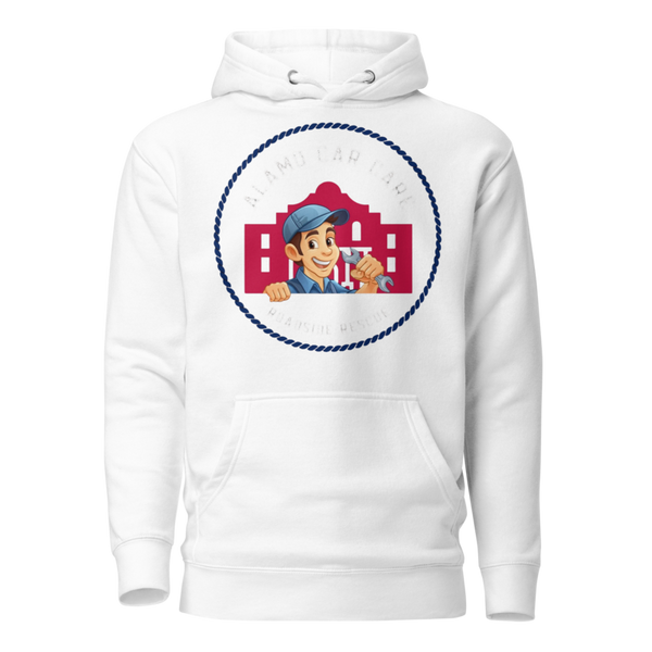 Unisex Hoodie - 1 - White