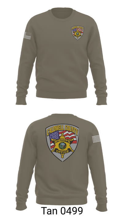 Caldwell County Sheriff's Office 64628956 Crew Neck Sweatshirt - 62