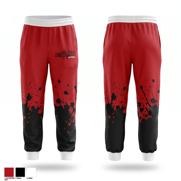 Sweatpants, Aftershock, Softball, Teamtime, Team time, sublimation, custom sports apparel, team uniforms, spirit wear, spiritwear, sports uniforms, custom shirts, team store, custom team store, fundraiser sports, apparel fundraiser