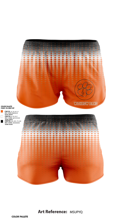 Womens Shorts, Withrow Band, Spirit Store, Teamtime, Team time, sublimation, custom sports apparel, team uniforms, spirit wear, spiritwear, sports uniforms, custom shirts, team store, custom team store, fundraiser sports, apparel fundraiser