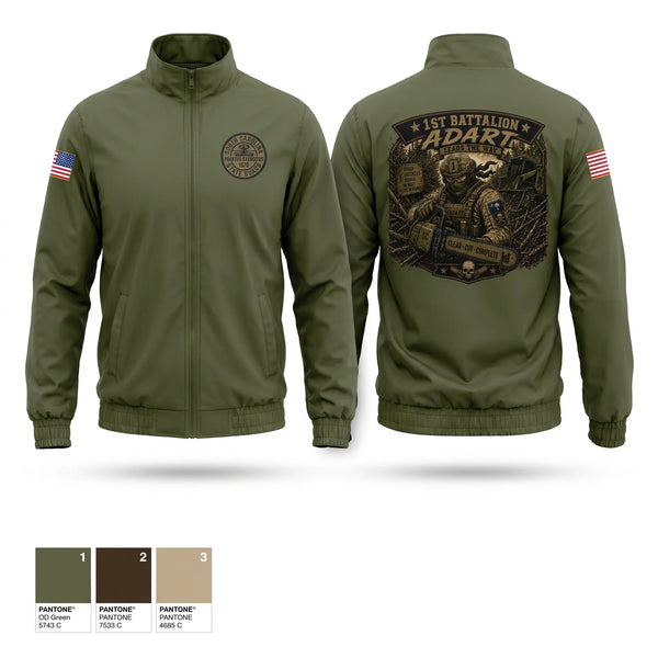 Windbreaker, 1st Battalion, National Guard, Teamtime, Team time, sublimation, custom sports apparel, team uniforms, spirit wear, spiritwear, sports uniforms, custom shirts, team store, custom team store, fundraiser sports, apparel fundraiser