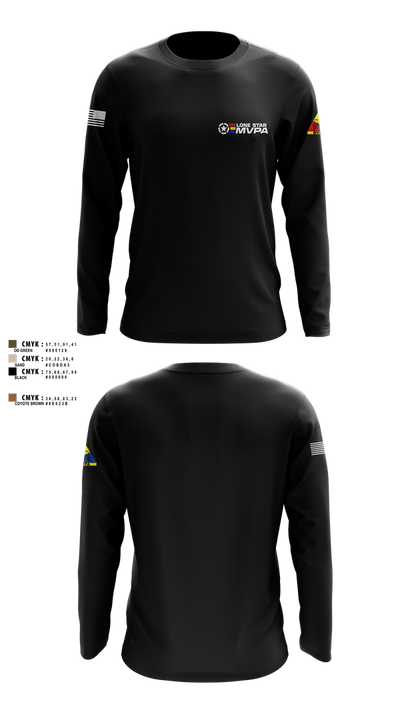 Lone Star MVPA 905145 Long Sleeve Performance Shirt 4