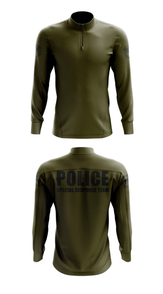 Quarter Zip Jacket, SRT, Police, Teamtime, Team time, sublimation, custom sports apparel, team uniforms, spirit wear, spiritwear, sports uniforms, custom shirts, team store, custom team store, fundraiser sports, apparel fundraiser