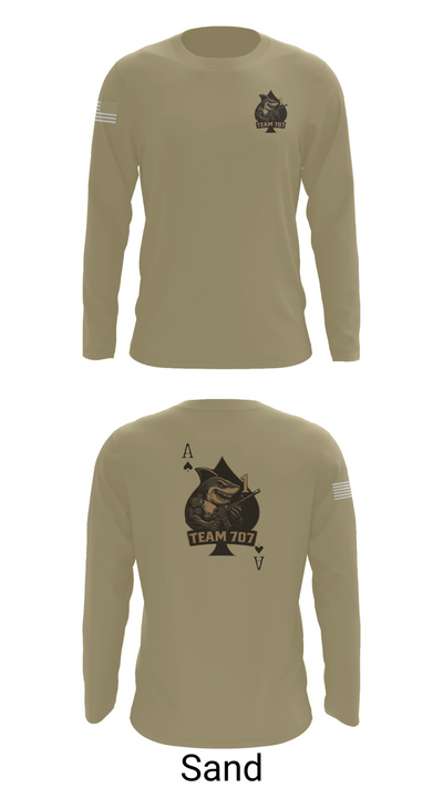 MESG1 TEAM 707 61403527 Long Sleeve Performance Shirt 82