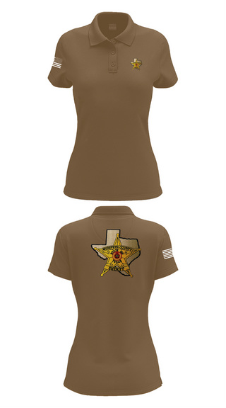 Womens Short Sleeve Performance Polo, Hudspeth county sheriff office, , Teamtime, Team time, sublimation, custom sports apparel, team uniforms, spirit wear, spiritwear, sports uniforms, custom shirts, team store, custom team store, fundraiser sports, apparel fundraiser