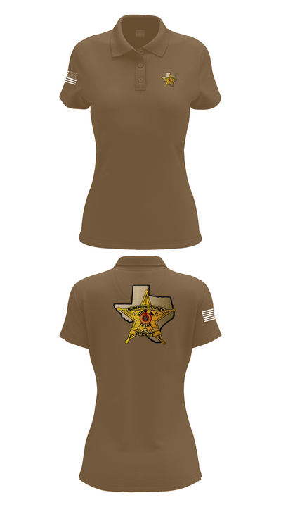 Hudspeth county sheriff office 47128359 Women's Short Sleeve Performance Polo  - 14