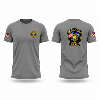 Old School Cotton Feel Shirt, Georgetown County Sheriffs Office, Police, Teamtime, Team time, sublimation, custom sports apparel, team uniforms, spirit wear, spiritwear, sports uniforms, custom shirts, team store, custom team store, fundraiser sports, apparel fundraiser