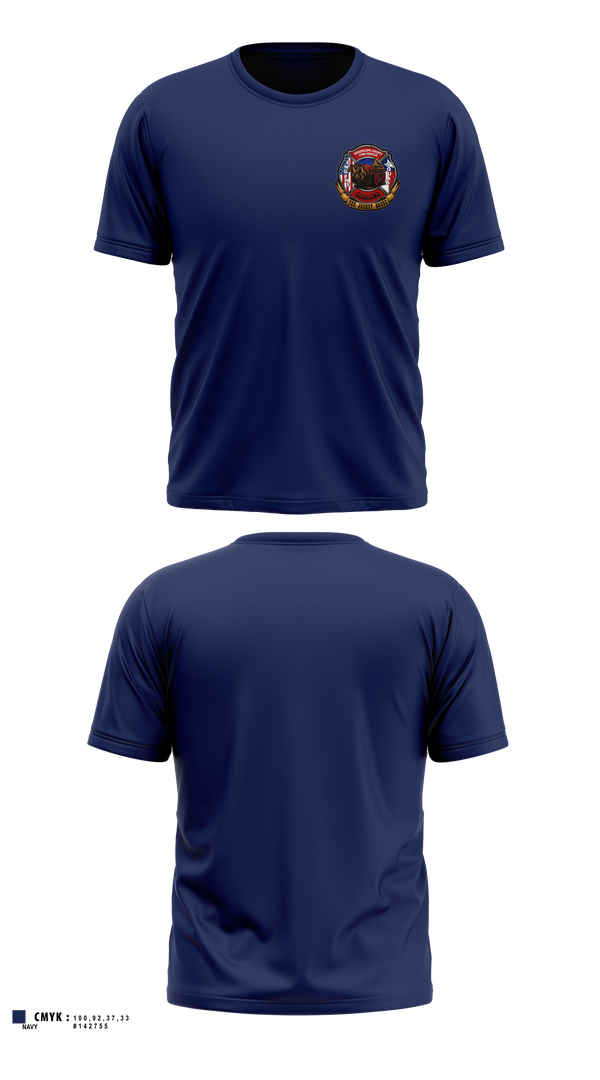 Old School Cotton Feel Shirt, Guadalupe County Fire Rescue, Fire Department, Teamtime, Team time, sublimation, custom sports apparel, team uniforms, spirit wear, spiritwear, sports uniforms, custom shirts, team store, custom team store, fundraiser sports, apparel fundraiser