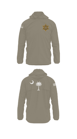 Windbreaker, Charleston County Sheriff’s office, Police, Teamtime, Team time, sublimation, custom sports apparel, team uniforms, spirit wear, spiritwear, sports uniforms, custom shirts, team store, custom team store, fundraiser sports, apparel fundraiser
