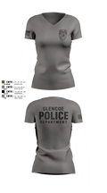 Glencoe Police Department Women's Short Sleeve V-neck Shirt - 4
