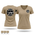 99 CES/CEF Women's Short Sleeve V-neck Shirt - 1