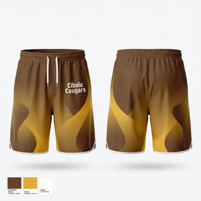 Cibola Cougars 34759151 Athletic Shorts With Pockets - 1