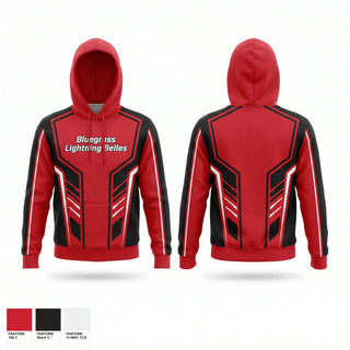 Hoodie, Bluegrass Lightning Belles, Softball, Teamtime, Team time, sublimation, custom sports apparel, team uniforms, spirit wear, spiritwear, sports uniforms, custom shirts, team store, custom team store, fundraiser sports, apparel fundraiser