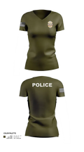 FOREST ACRES POLICE DEPARTMENT 85574925 Women's Short Sleeve V-neck Shirt - 23