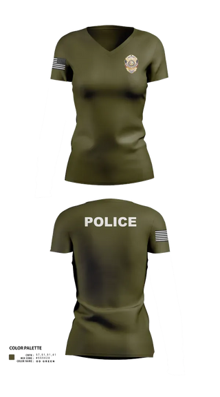 Womens Short Sleeve Vneck Shirt, FOREST ACRES POLICE DEPARTMENT, Police, Teamtime, Team time, sublimation, custom sports apparel, team uniforms, spirit wear, spiritwear, sports uniforms, custom shirts, team store, custom team store, fundraiser sports, apparel fundraiser