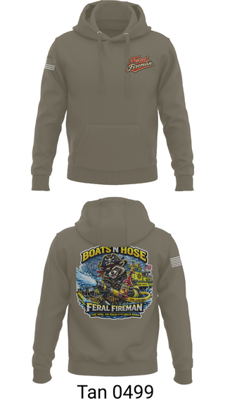 Hoodie, Feral Fireman, Fire Department, Teamtime, Team time, sublimation, custom sports apparel, team uniforms, spirit wear, spiritwear, sports uniforms, custom shirts, team store, custom team store, fundraiser sports, apparel fundraiser