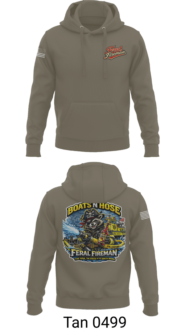 Hoodie, Feral Fireman, Fire Department, Teamtime, Team time, sublimation, custom sports apparel, team uniforms, spirit wear, spiritwear, sports uniforms, custom shirts, team store, custom team store, fundraiser sports, apparel fundraiser