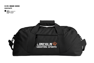 Duffle Bag, Lincoln Shooting Sports, , Teamtime, Team time, sublimation, custom sports apparel, team uniforms, spirit wear, spiritwear, sports uniforms, custom shirts, team store, custom team store, fundraiser sports, apparel fundraiser