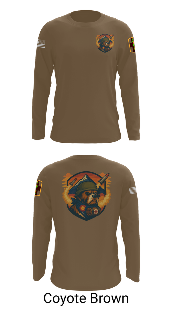 Long Sleeve Performance Shirt, 10th Field Hospital (FWD), , Teamtime, Team time, sublimation, custom sports apparel, team uniforms, spirit wear, spiritwear, sports uniforms, custom shirts, team store, custom team store, fundraiser sports, apparel fundraiser