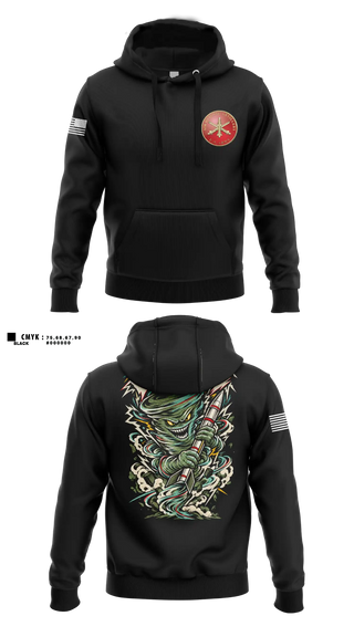 Hoodie, C BTRY, 2-6 ADA, Army, Teamtime, Team time, sublimation, custom sports apparel, team uniforms, spirit wear, spiritwear, sports uniforms, custom shirts, team store, custom team store, fundraiser sports, apparel fundraiser