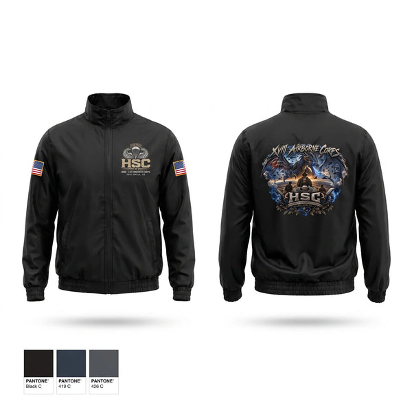 Windbreaker, XVIII AIRBORNE CORPS, Army, Teamtime, Team time, sublimation, custom sports apparel, team uniforms, spirit wear, spiritwear, sports uniforms, custom shirts, team store, custom team store, fundraiser sports, apparel fundraiser