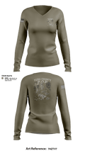 P.O.P Team 34415506 Women's Long Sleeve V-neck Shirt - 1